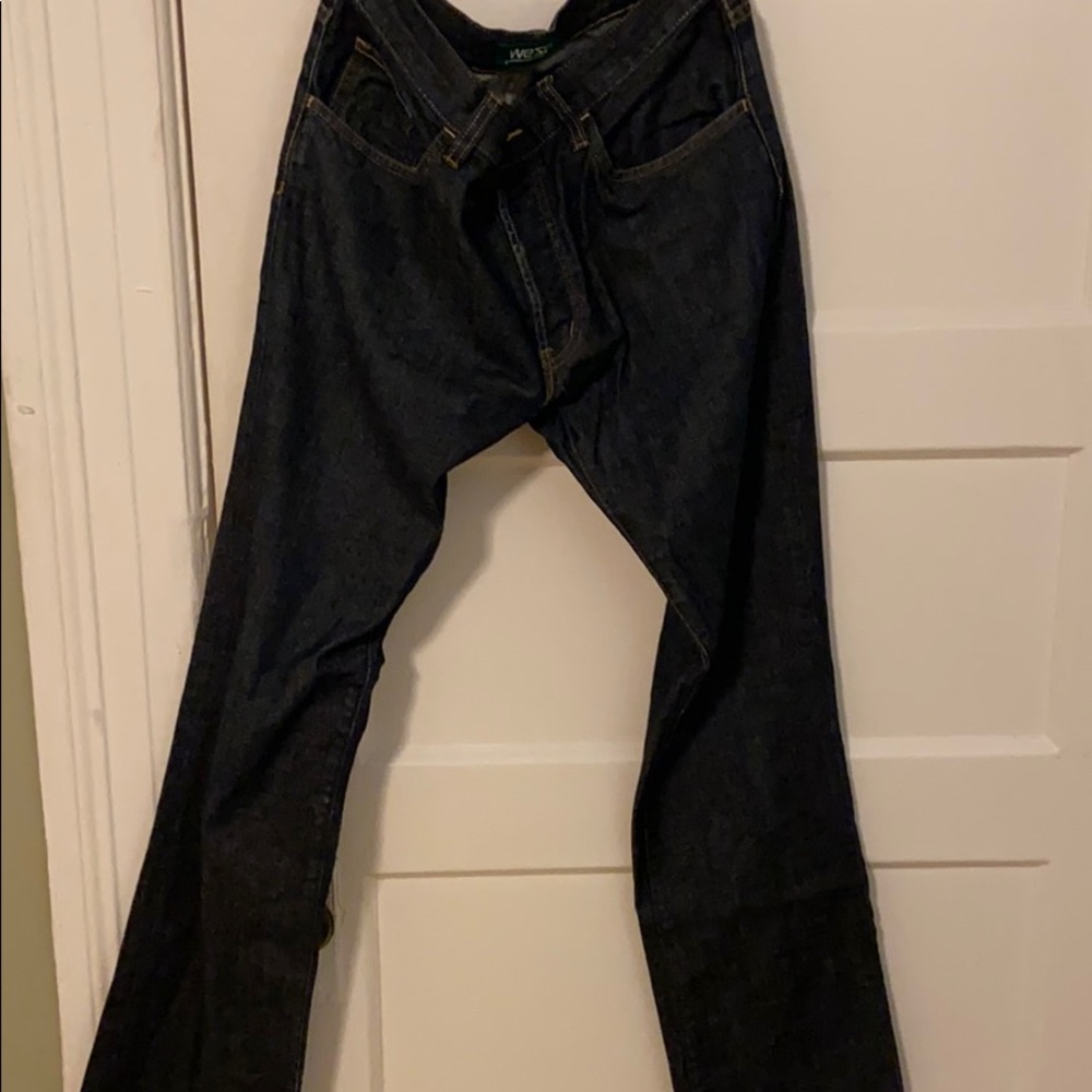 WeSC Slim Dark Blue Wash Jeans
